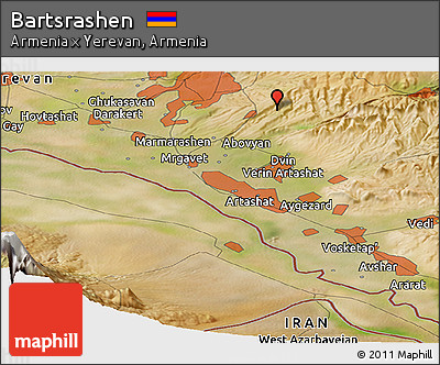 Satellite Panoramic Map of Bartsrashen