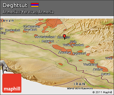 Satellite Panoramic Map of Deghtsut