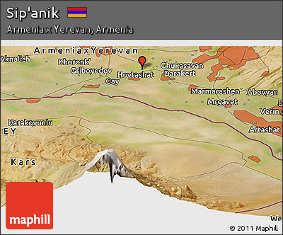 Satellite Panoramic Map of Sip'anik