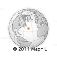 Outline Map of the Area around 39° 57' 6" N, 44° 7' 30" W, rectangular outline