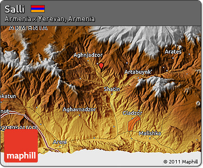 Physical 3D Map of Salli