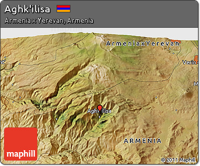 Satellite 3D Map of Aghk'ilisa