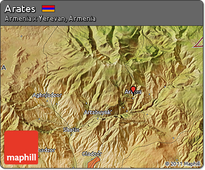 Satellite 3D Map of Arates