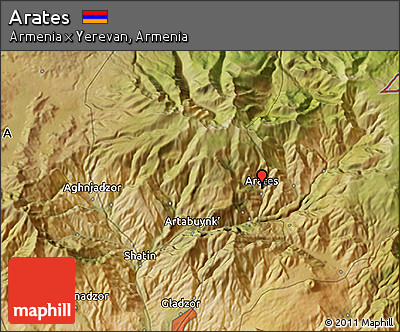 Satellite 3D Map of Arates