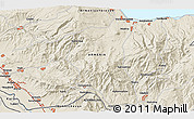 Shaded Relief 3D Map of Hermon