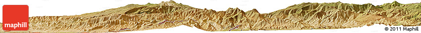 Satellite Horizon Map of Hermon