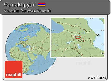 Savanna Style Location Map of Sarnakhpyur