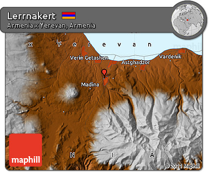 Physical Map of Lerrnakert