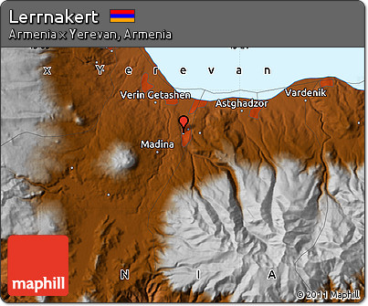Physical Map of Lerrnakert