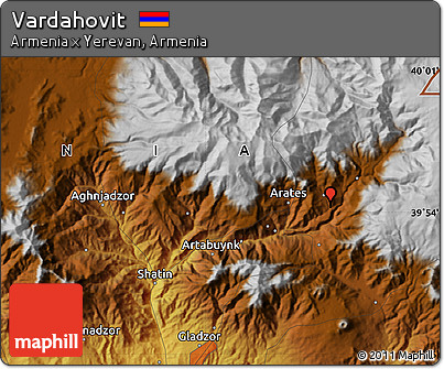 Physical Map of Vardahovit
