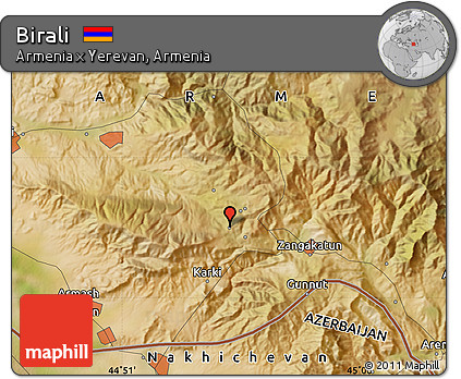 Satellite Map of Birali