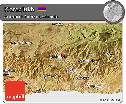 Satellite Panoramic Map of K'araglukh