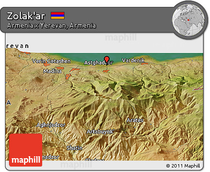 Satellite Panoramic Map of Zolak'ar