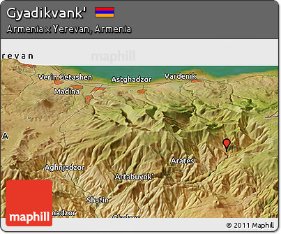 Satellite Panoramic Map of Gyadikvank'