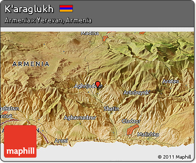 Satellite Panoramic Map of K'araglukh