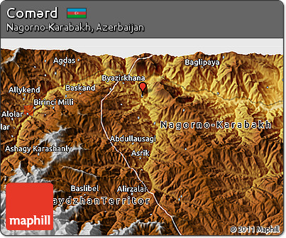 Physical 3D Map of Comǝrd