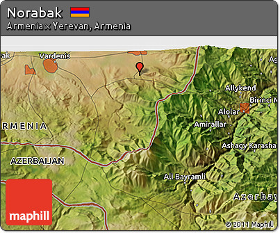 Satellite 3D Map of Norabak