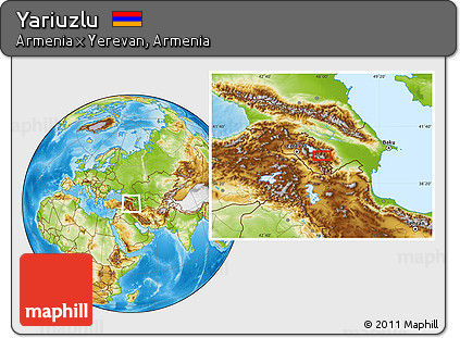 Physical Location Map of Yariuzlu