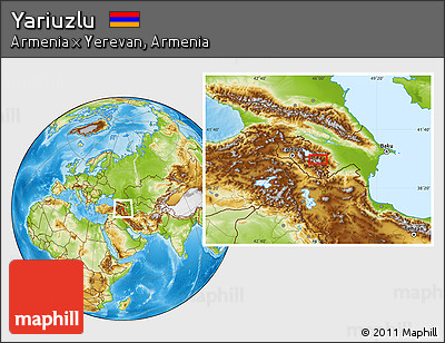 Physical Location Map of Yariuzlu