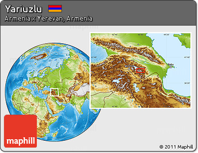Physical Location Map of Yariuzlu