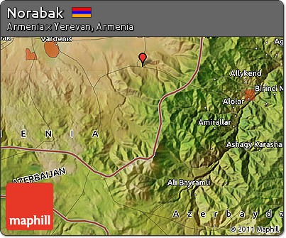 Satellite Map of Norabak