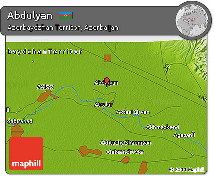 Physical 3D Map of Abdulyan