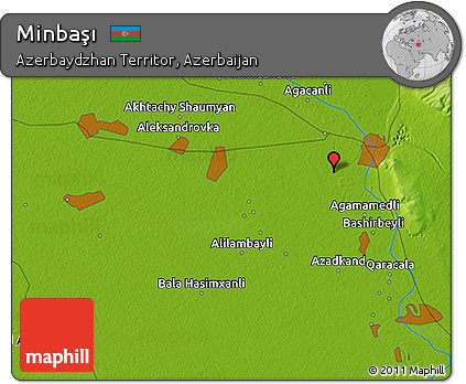 Physical 3D Map of Minbaşı