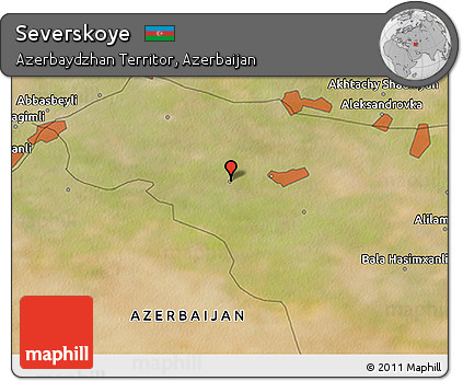 Satellite 3D Map of Severskoye