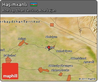 Satellite 3D Map of Haşımxanlı
