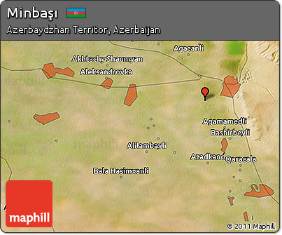 Satellite 3D Map of Minbaşı