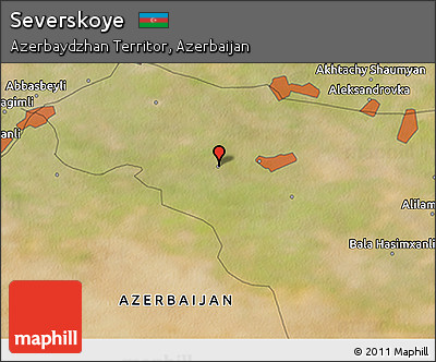 Satellite 3D Map of Severskoye