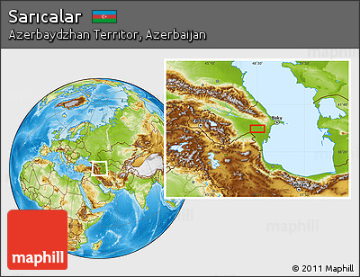 Physical Location Map of Sarıcalar