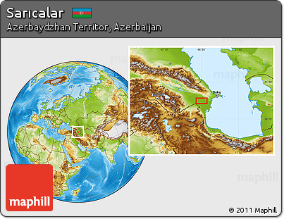 Physical Location Map of Sarıcalar