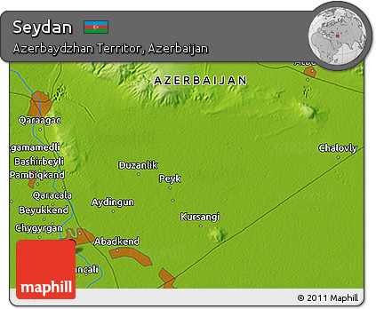 Physical 3D Map of Seydan