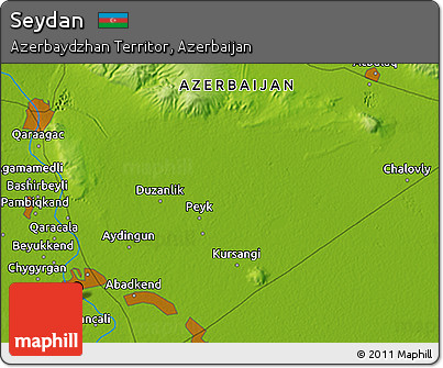 Physical 3D Map of Seydan