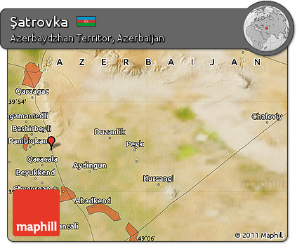 Satellite Map of Şatrovka