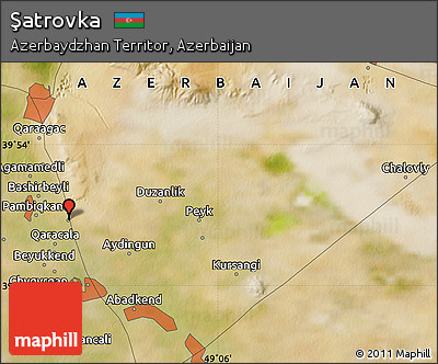 Satellite Map of Şatrovka