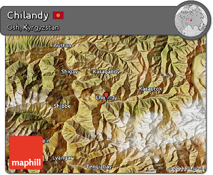 Satellite Map of Chilandy