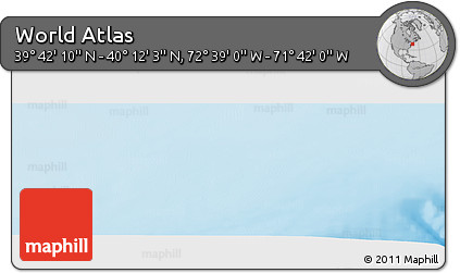 Shaded Relief Panoramic Map of the Area around 39° 57' 6" N, 72° 10' 30" W