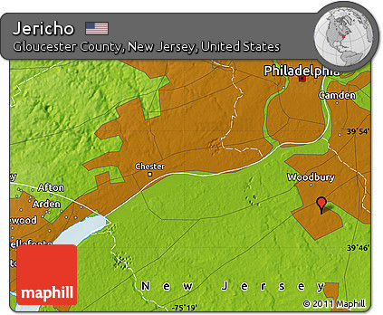 Physical Map of Jericho