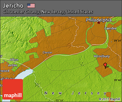 Physical Map of Jericho