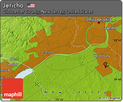 Physical Map of Jericho