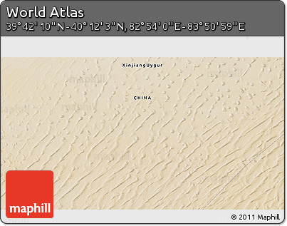 Satellite 3D Map of the Area around 39° 57' 6" N, 83° 22' 30" E