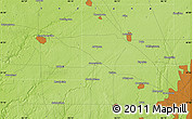 Physical Map of Brownsburg