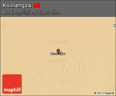 Political 3D Map of Koxlangza