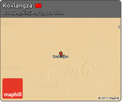 Political 3D Map of Koxlangza