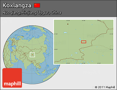 Savanna Style Location Map of Koxlangza