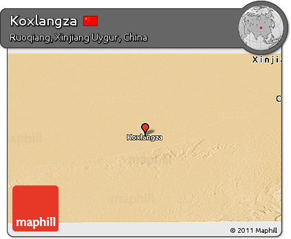 Political Panoramic Map of Koxlangza
