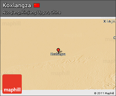 Political Panoramic Map of Koxlangza