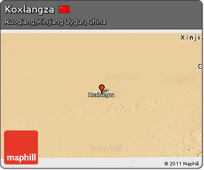 Political Panoramic Map of Koxlangza